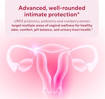 Premium Vaginal Probiotics for Women Clinically Studied Lactobacillus Vaginal Probiotic with Prebiotic & Cranberry to Balance PH, Reduce Odor, Urinary Tract Support & Feminine Health 60 Capsules