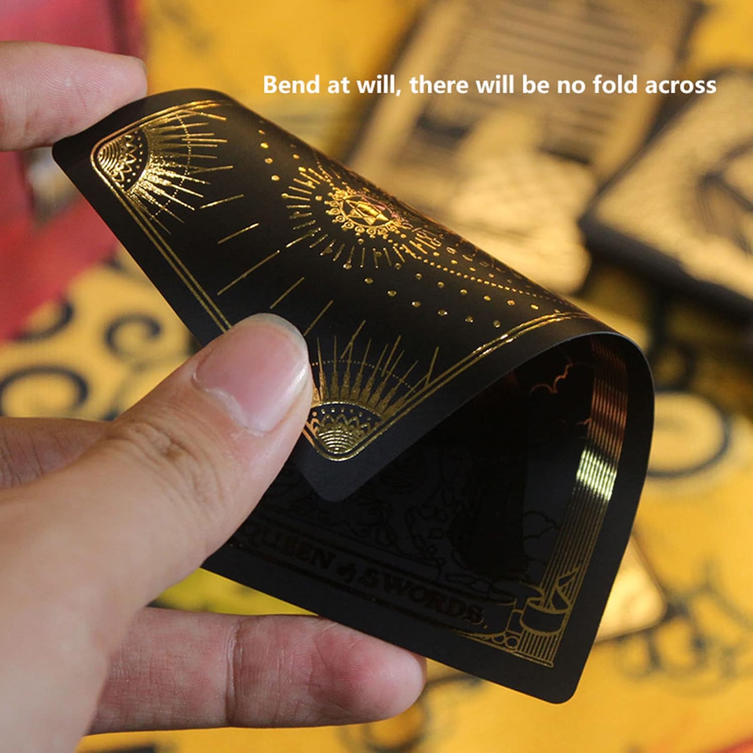 Tarot Cards Deck, Water Proof with Guidebook Divination Oracle 80 Cards, Fortune Telling Game Set for Family Reunion Beginners Expert Readers for Christmas Birthday