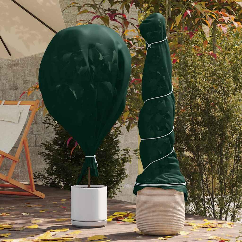 Protección invernal para plantas, color verde, de tela no tejida, 20 x 3,2 m, resistente a los rayos UV y reutilizable para jardín, bancal, balcón, terraza y casa de lavandería en protección