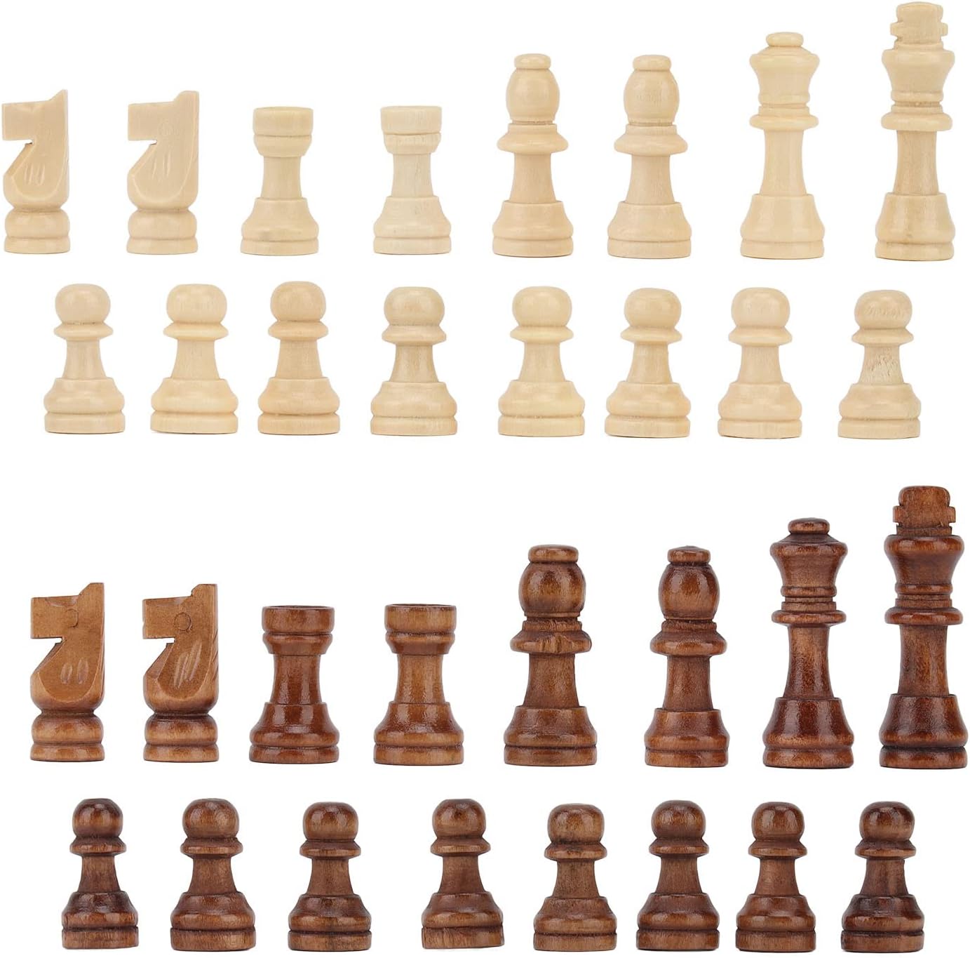 32 Pcs Chess Pieces Chess Game Figurine Pieces Replacement for Family Gatherings Party Games