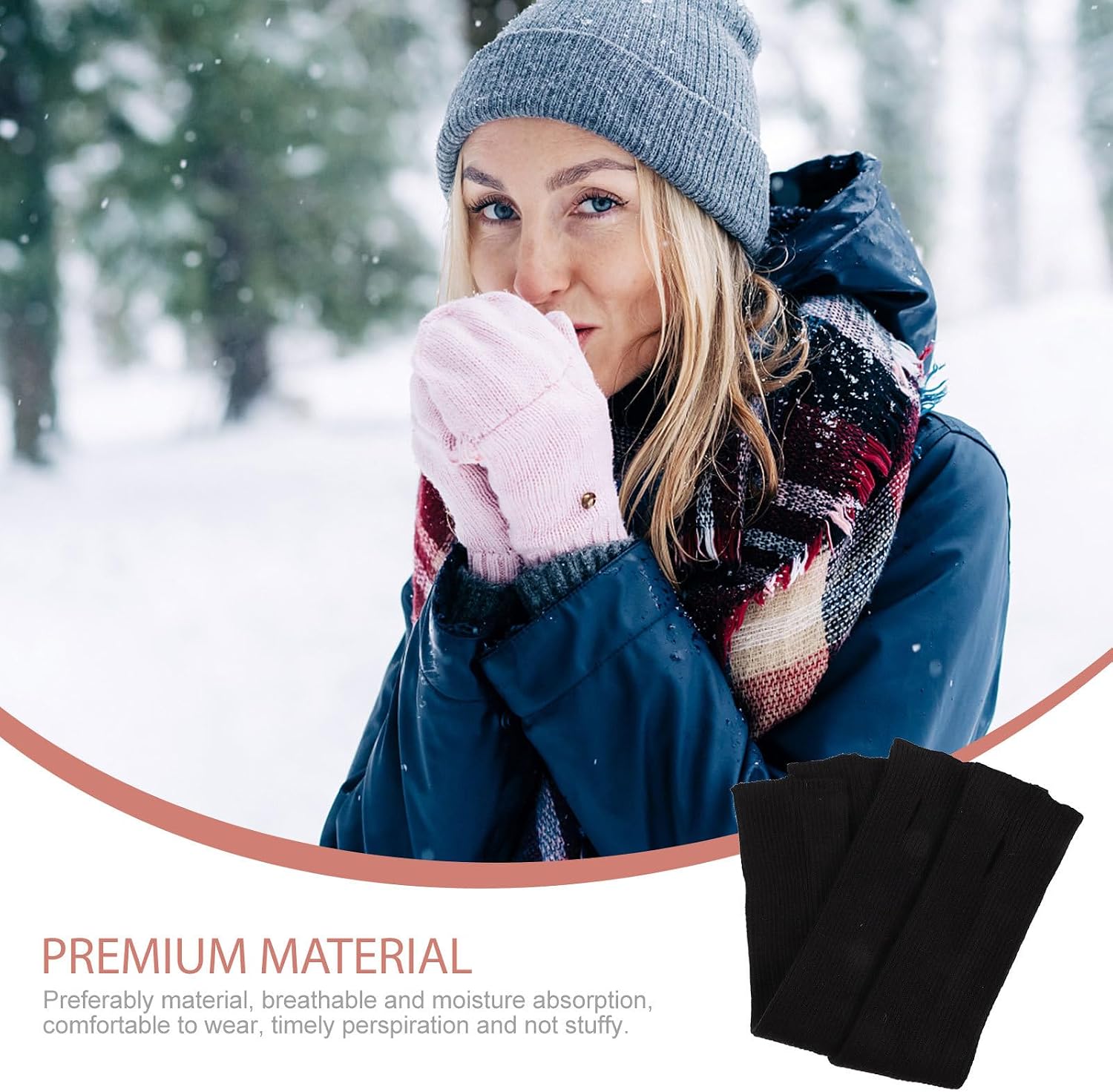 Women’s Winter Knitted Arm Warmers Fingerless Elbow Sleeves Soft Thermal Arm Covers for Cold Weather Outdoor Use