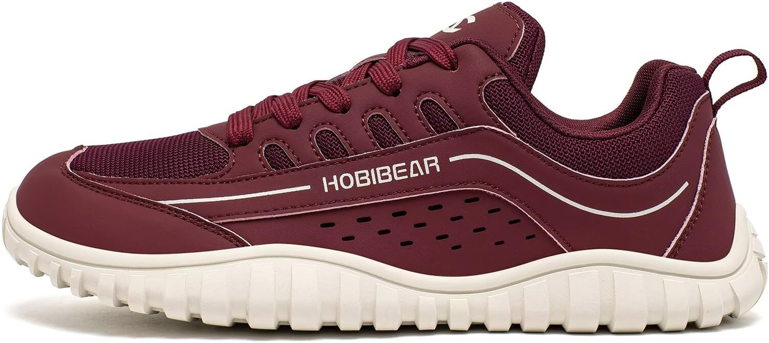 HOBIBEAR Zero Drop Barefoot Shoes|Trail Running Sneakers for Women Men|Wide Toe Box Fashion Walking Shoes