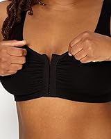 Vista 3 de Fruit of the Loom - Brasier de algodón con cierre frontal para mujer