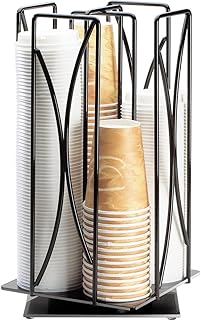 Cal-Mil 379 Iron Revolving Cup and Lid Organizer, 8
