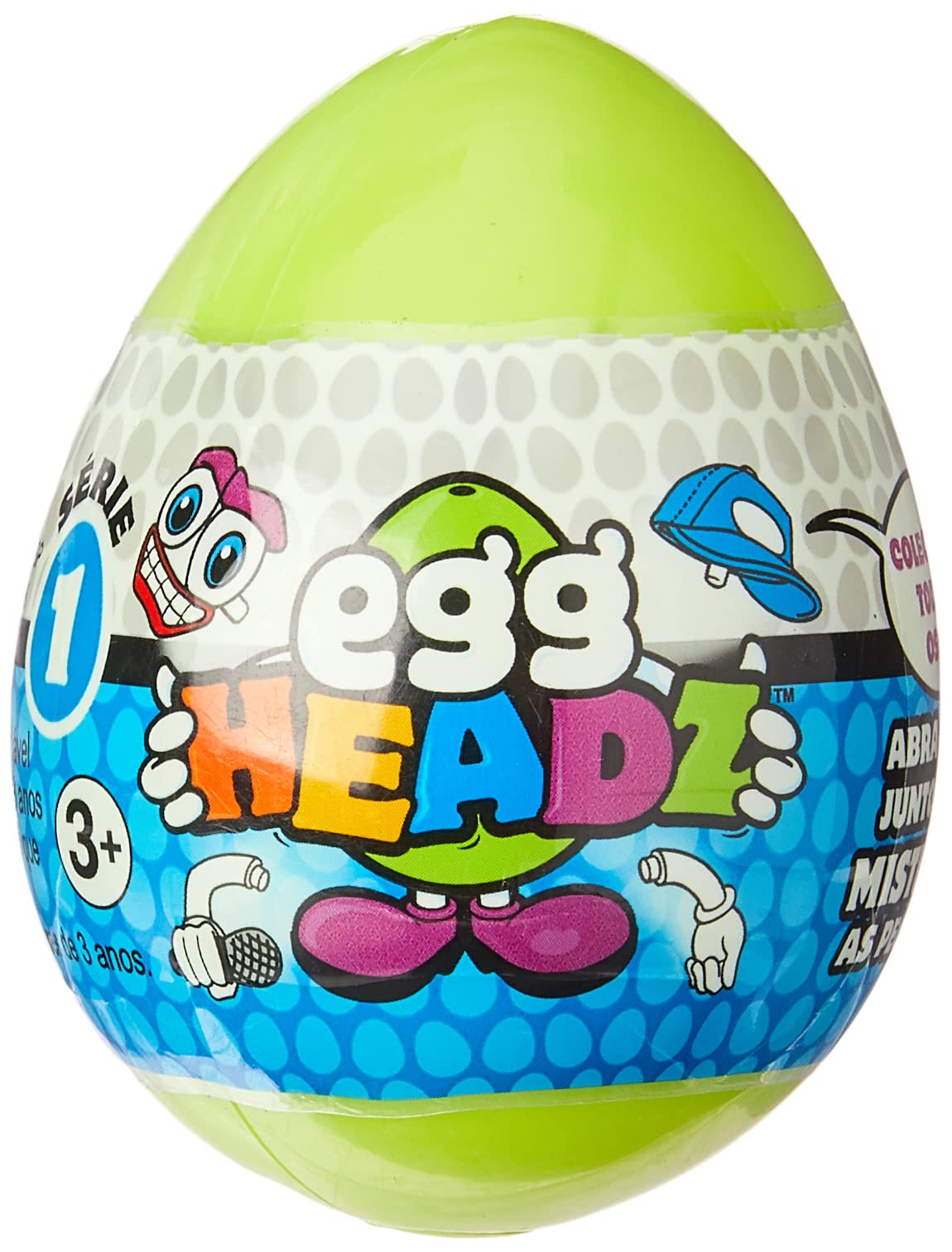 Ovinho Colecionavável Egg Headz Verde - Candide, Candide | Amazon Ovinho Colecionavável Egg Headz Verde - Candide, Candide | Amazon