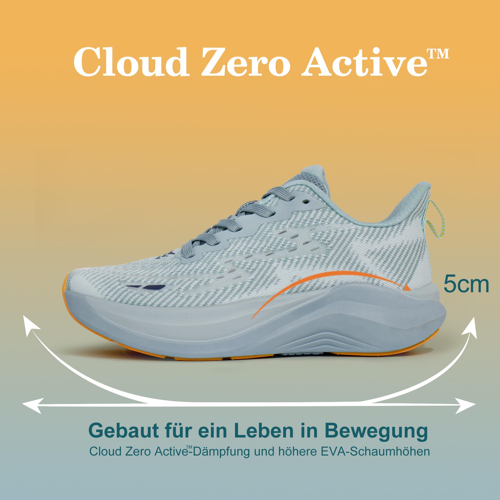 Hawkwell Cloud Zero Active Cushion Baskets Respirantes pour Femme, Tennis, Marche, Sport, Soins Infirmiers, Travail médical