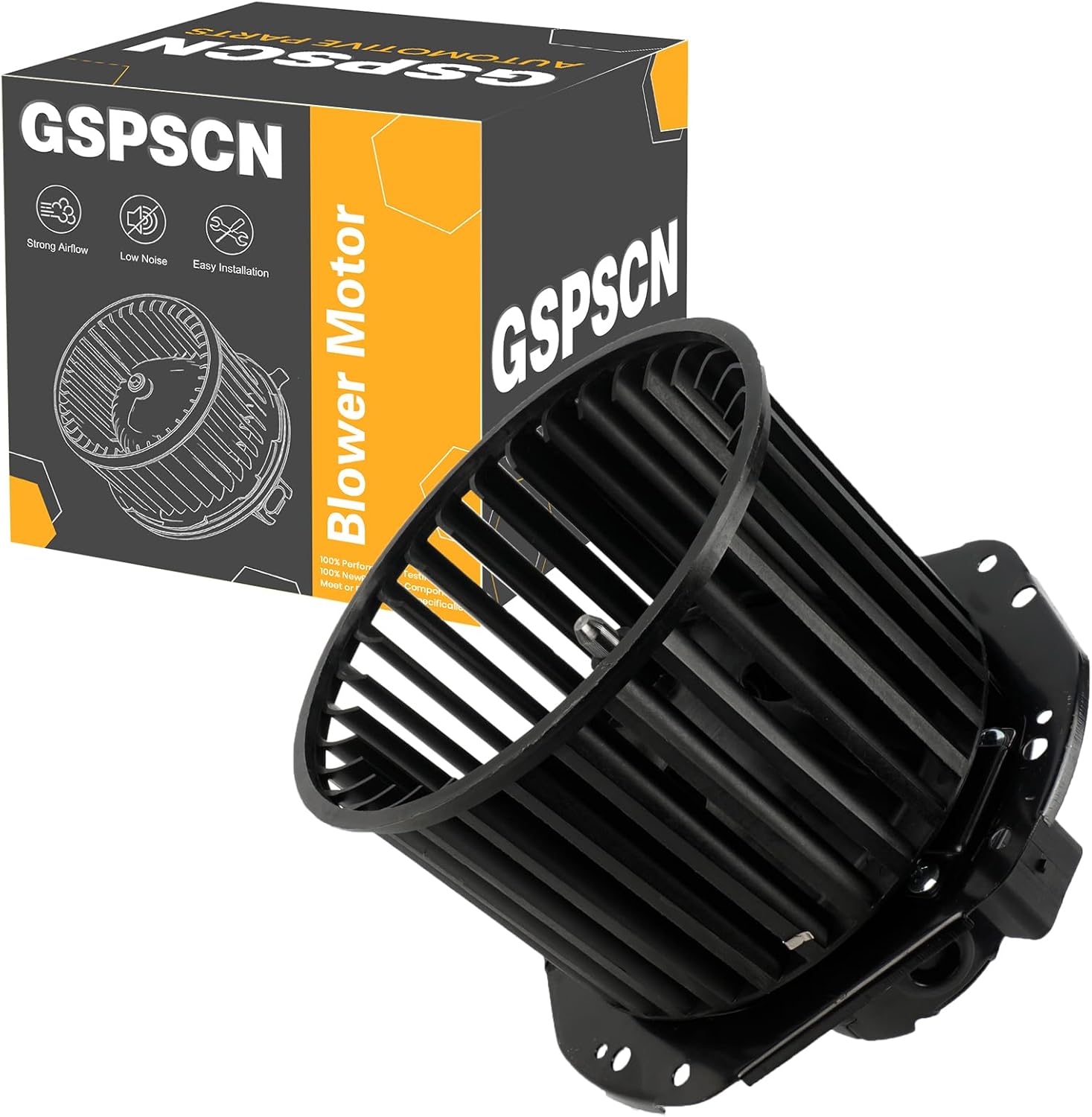 GSPSCN 700092 AC HVAC Heater Blower Motor with Fan for 1988-2004 Chevy Astro Blazer Corvette Camaro S10丨GMC Safari Sonoma Jimmy丨Oldsmobile Bravada丨Pontiac Firebird丨Buick Electra LeSabre丨Isuzu Hombre