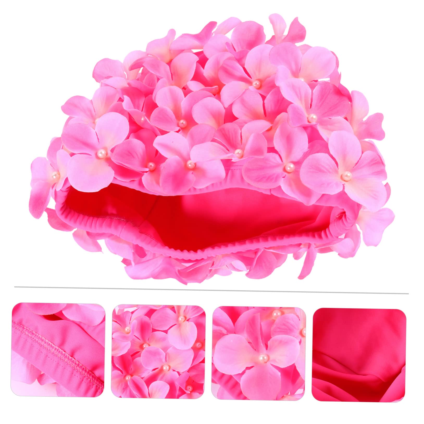 SUPVOX 10 Pezzi Di Cuffie Da Nuoto in Tessuto Di Nylon Con Fiori Elastiche Per Per Ragazze E Donne