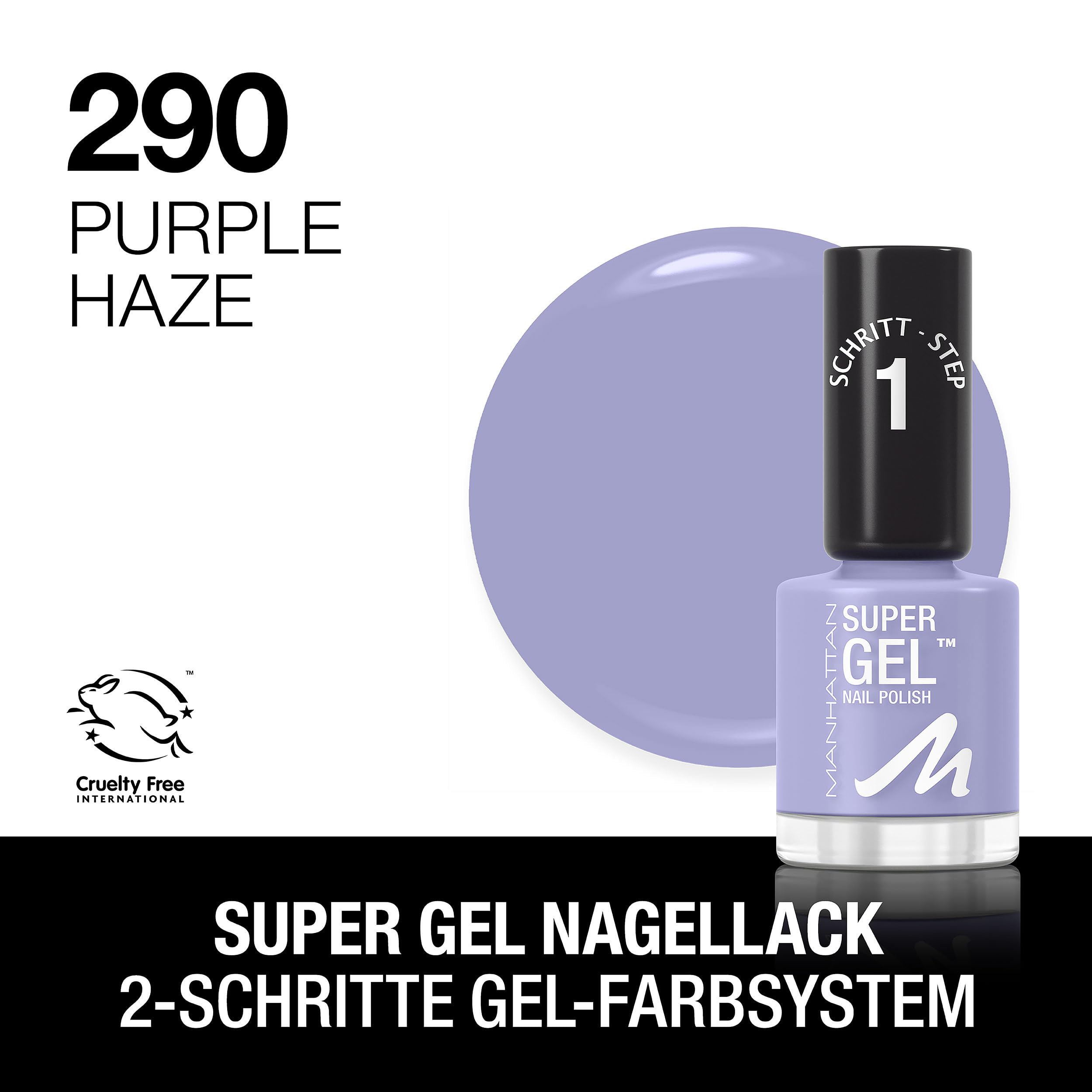 Manhattan Super Gel lakier do paznokci Fb 290