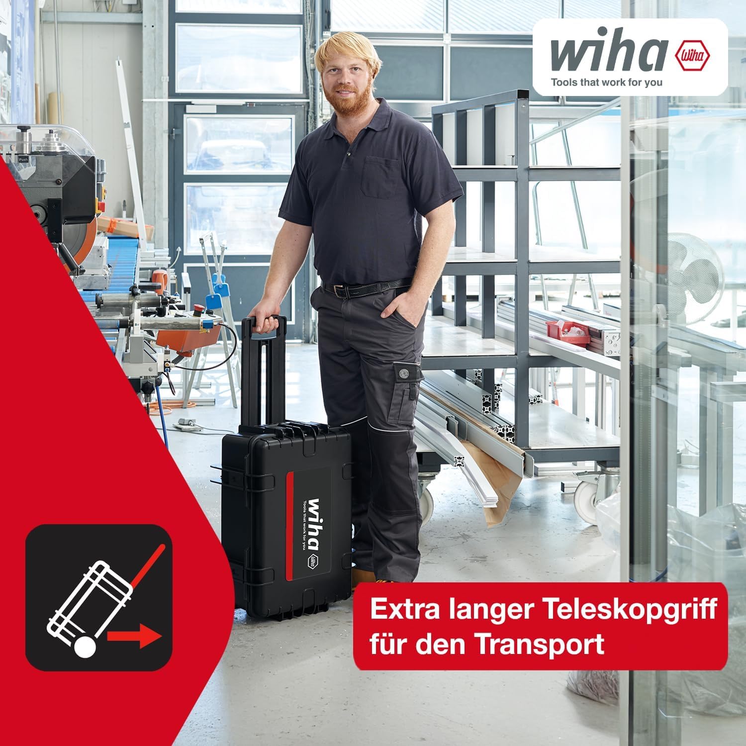 Wiha Werkzeug Set Elektriker Competence XXL II I Elektriker Werkzeugkoffer 112-teilig I VDE isolierte Werkzeuge I robuster Trolleykoffer I ideal für den Profi-Einsatz (42069) | (42069) VDE isolierte Werkzeuge I robuster Trolleykoffer I ideal für Profi-Ein
