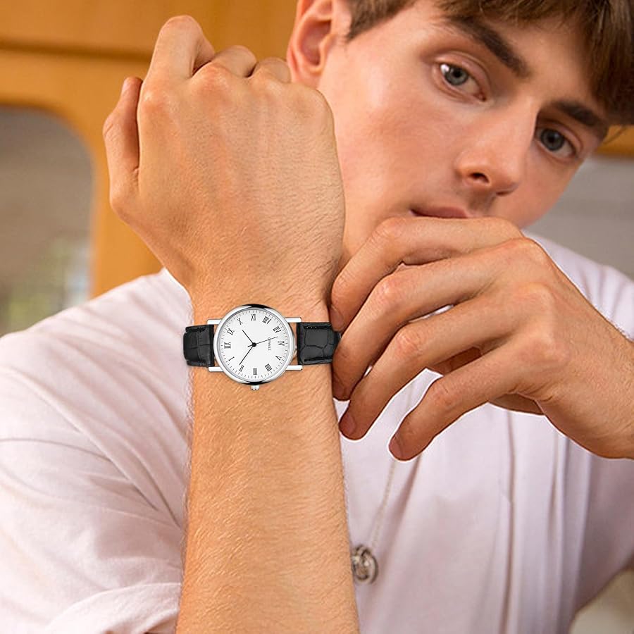 Amazon | Hongmidy メンズ腕時計 クラシック ファッショナブルなメンズ