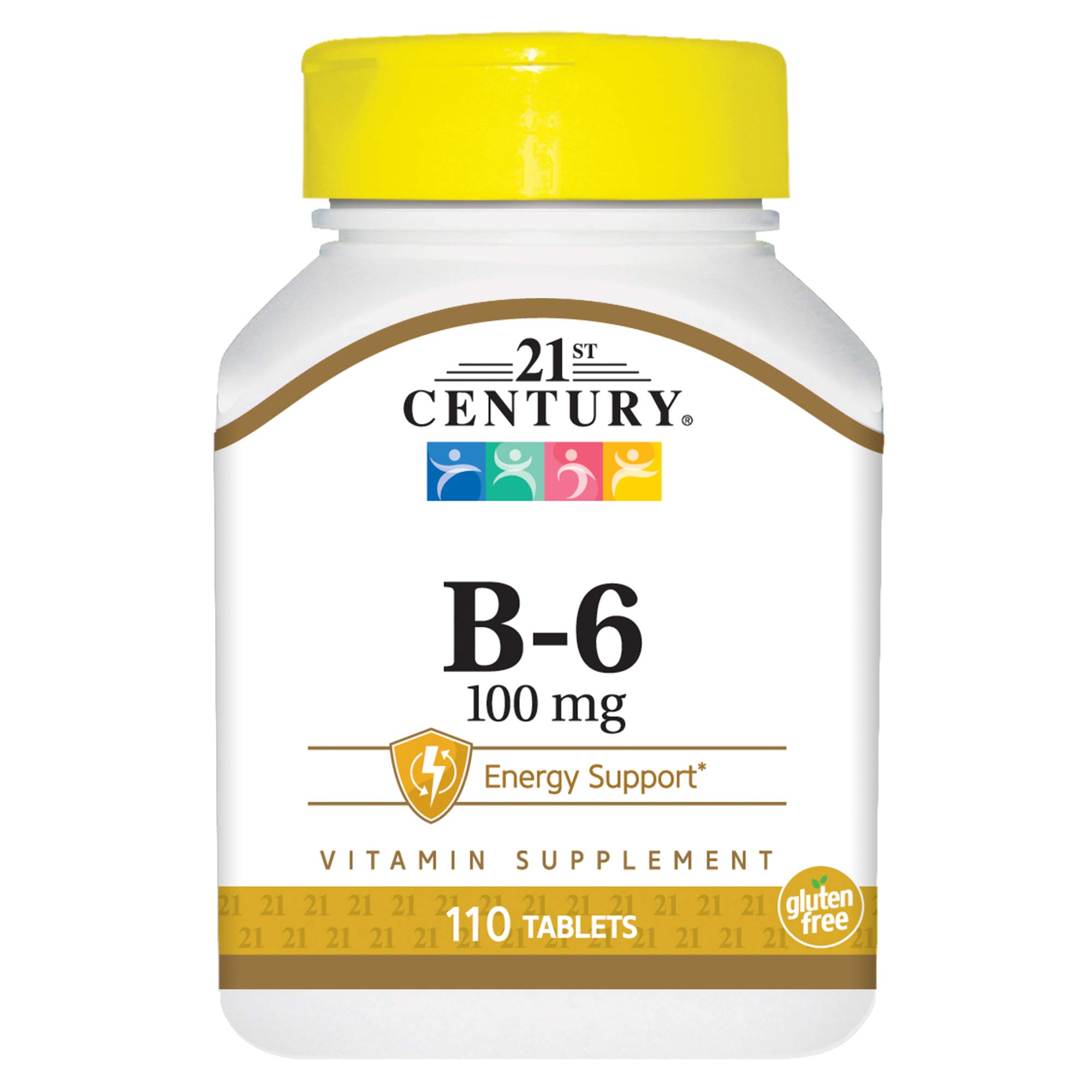 21st Century B-6 100mg Tablets (Pack of 2)