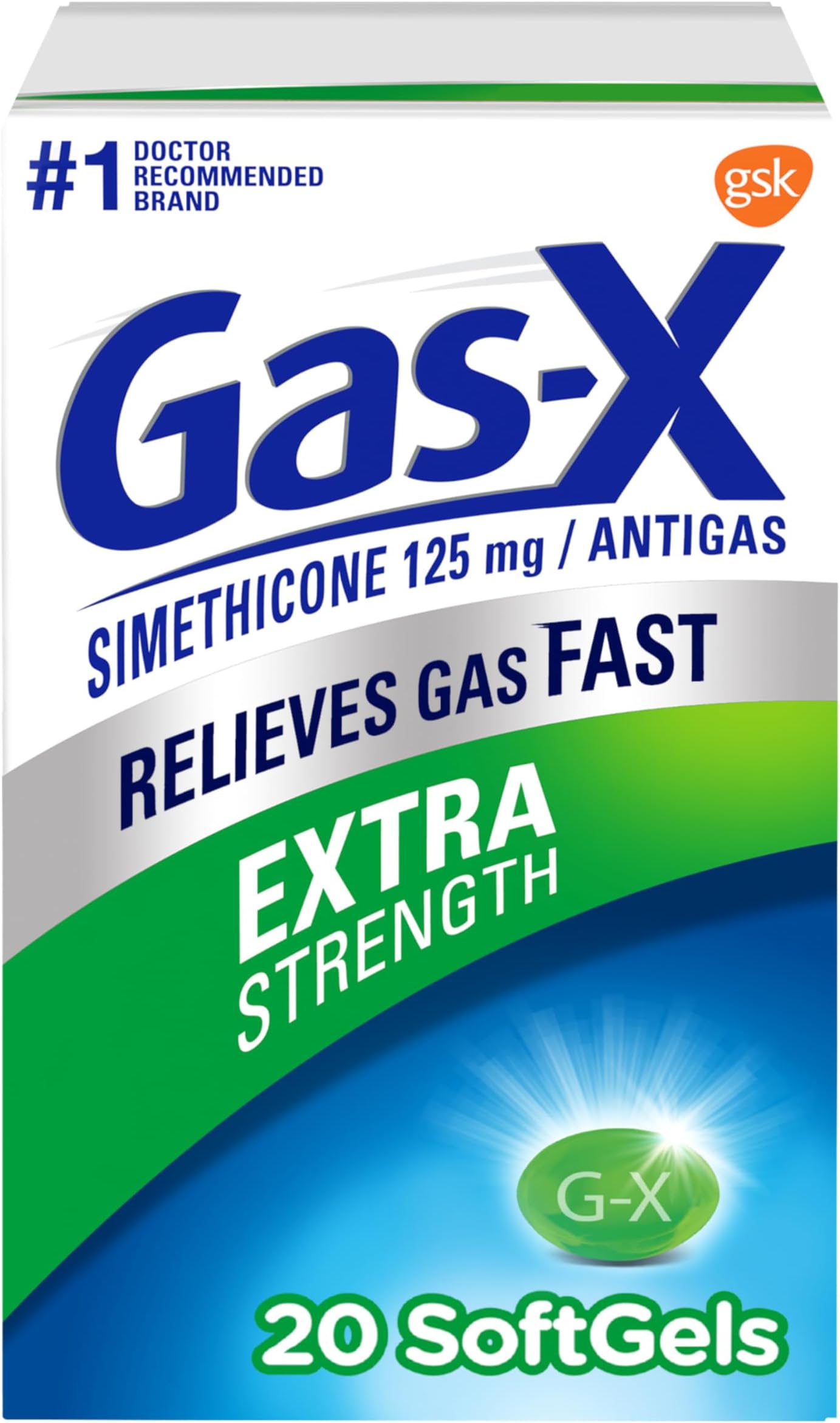 Gas-X Extra Strength, 20 Tabs