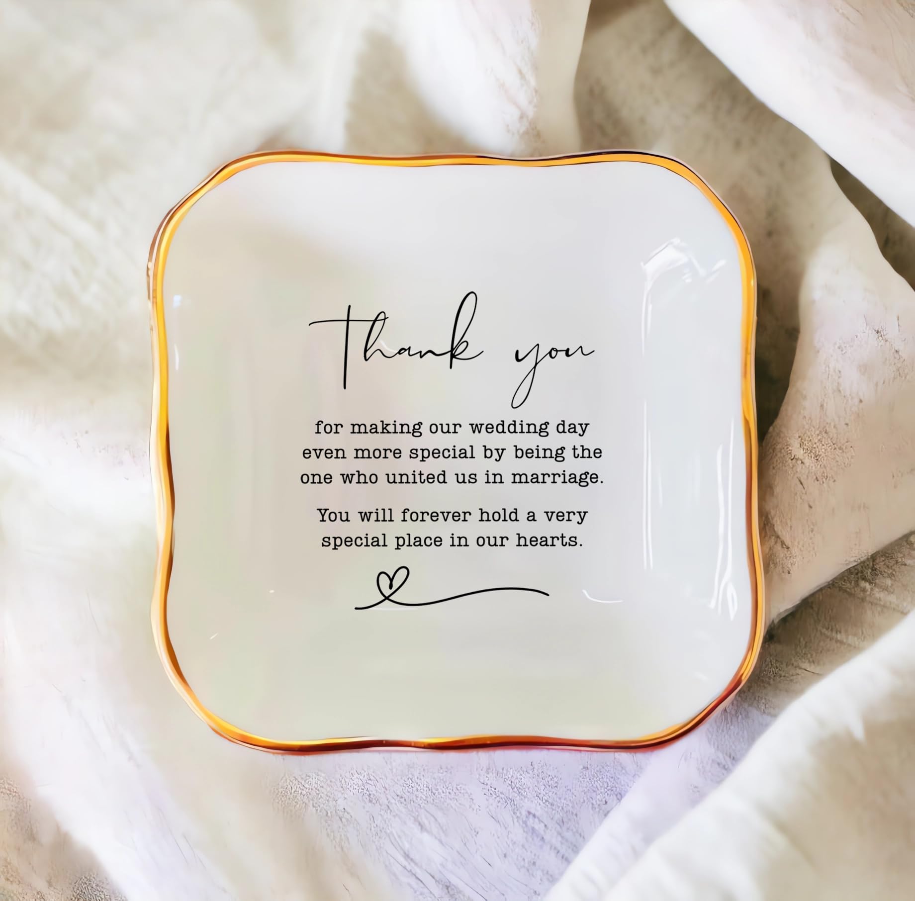 Wedding Officiant Gift, Officiant Ring Dish, Inspirational Gifts for Her, Thank You Officiant Gift, Officiant Woman Gift, Appreciation Gift, Wedding Planner Gift, Pastor Gifts, Officiant Woman Gift