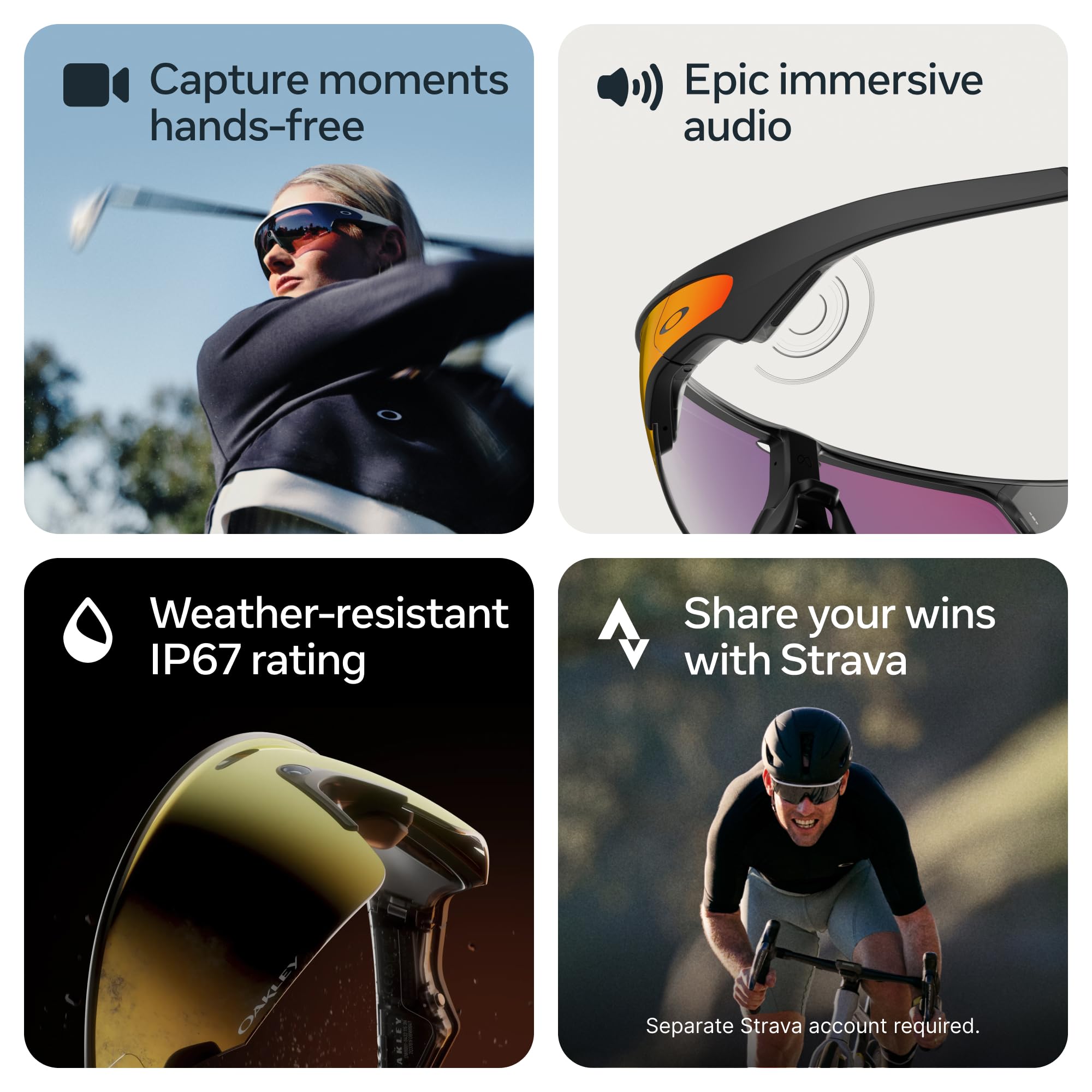 Meta Oakley Vanguard Smart AI Glasses Black Prizm 24K product thumbnail 6