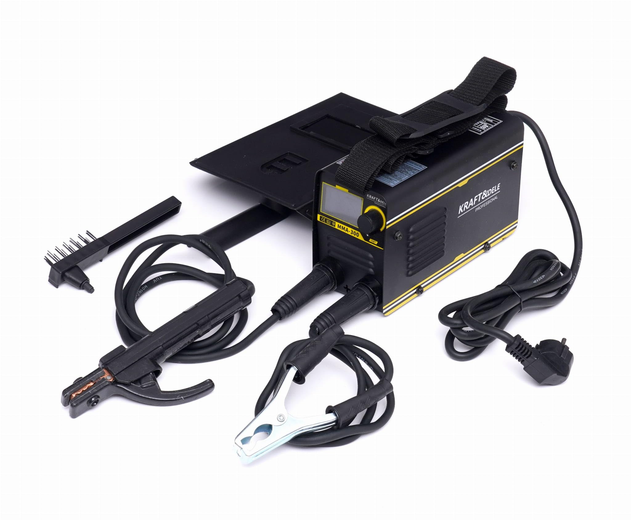 KD1868 MMA IGBT 300A Inverter Welder with LCD Display Adjustment 20-300A Electrodes 1.6-4mm Portable Lightweight Fan Professional and Home Use