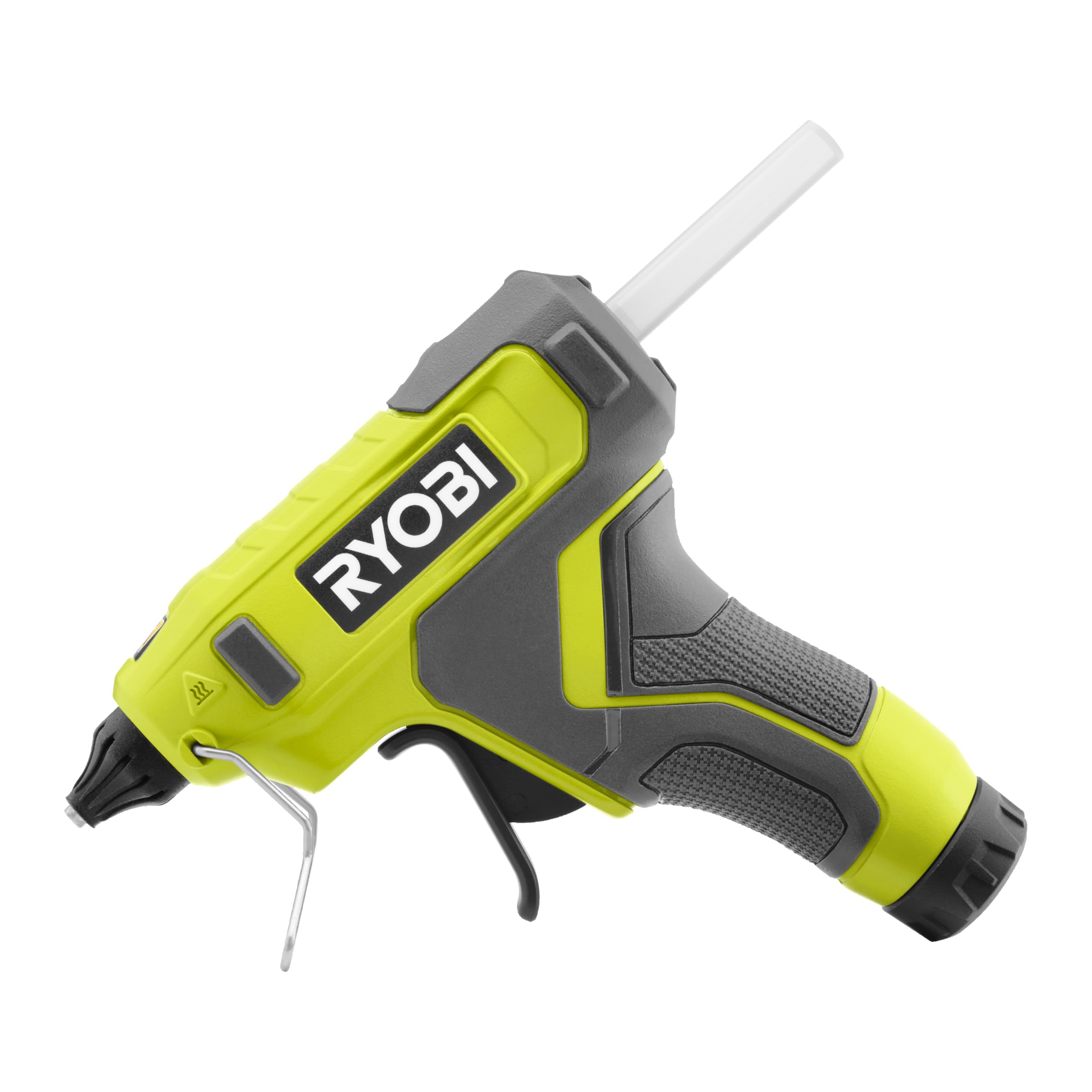 RYOBI - Pistolet à colle 4V - chauffe en 3 min - indicateur de chauffe - 170°C - diam. bâtons de colle 11 mm - Livré avec 3 bâtons de colle