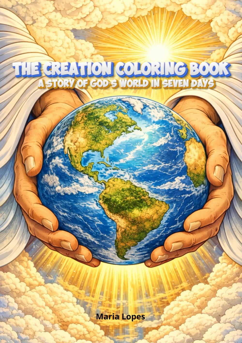 The Creation Coloring Book: A Story of God’s World in Seven Days (Contos Biblico para colorir)