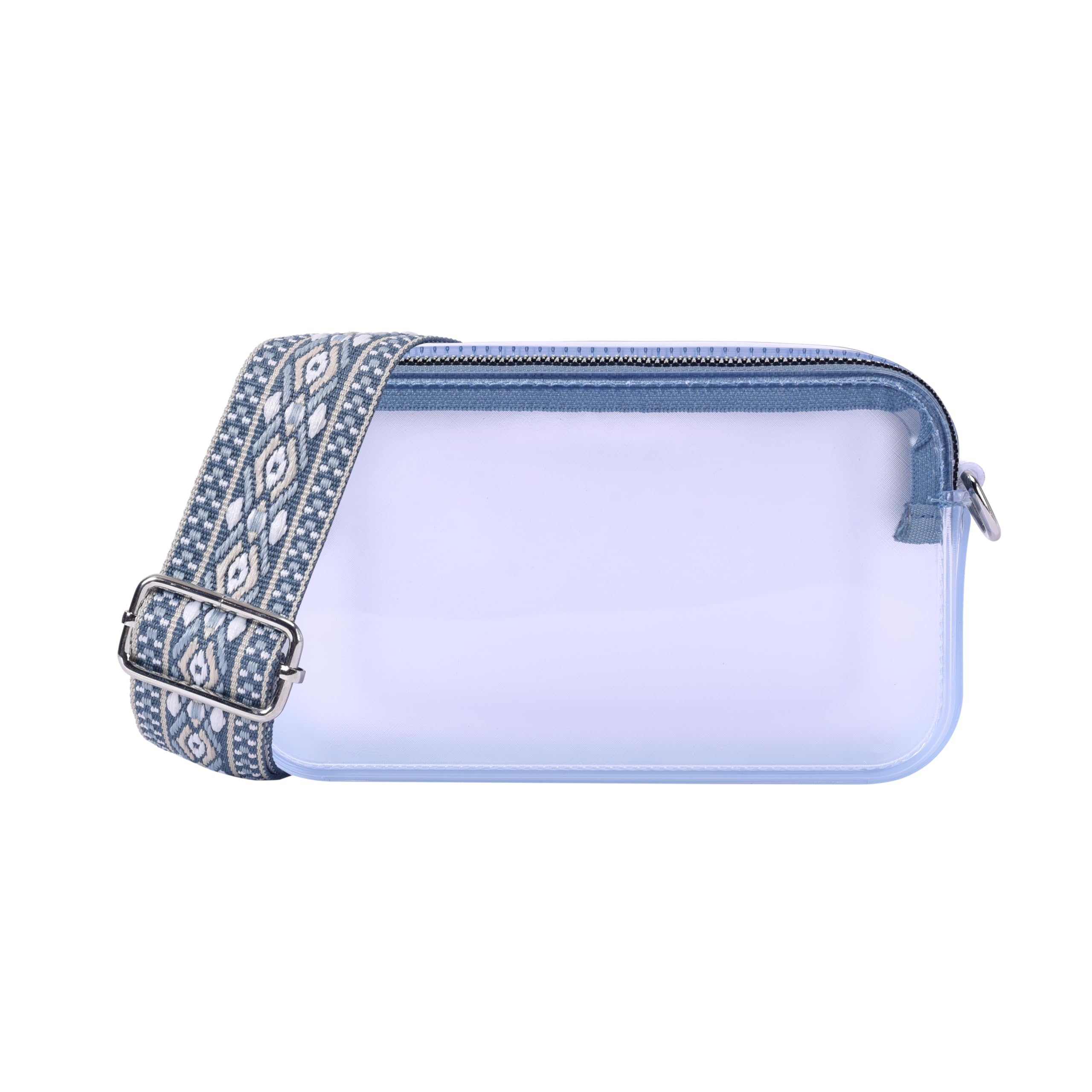 Womens Soft Blue Sling Bag-image-12