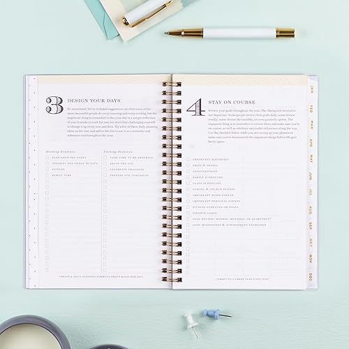 Miniatura 7 de Blue Sky Day Designer - Agenda semanal y mensual 2024, 5 x 8 pulgadas, cubierta esmerilada, encuadernado con alambre, azulejos (101410-24)