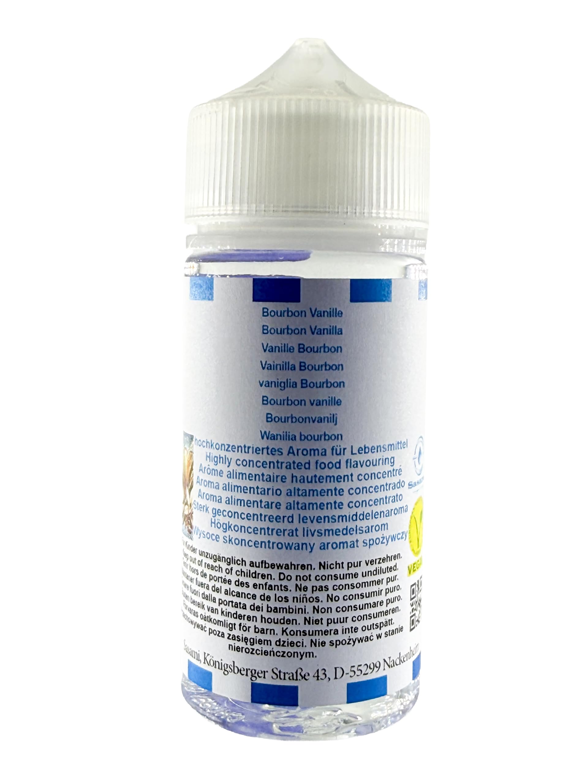 Wanilia bourbon aromat koncentrat – Wegański – Sasami – 100ml