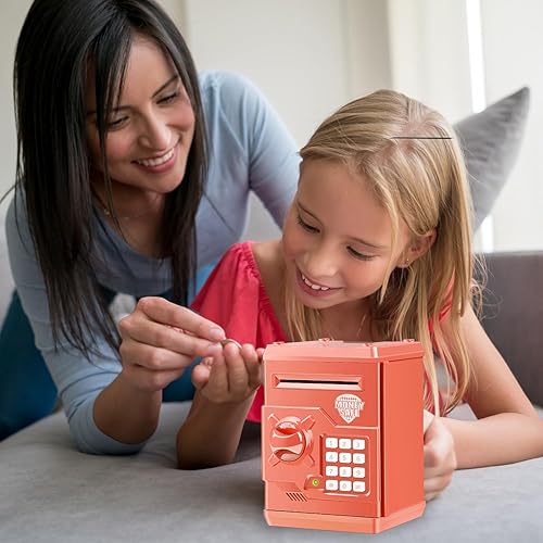 Miniatura 7 de TOPBRY - Hucha para niños con contraseña electrónica, alcancía para niños de 3 a 14 años