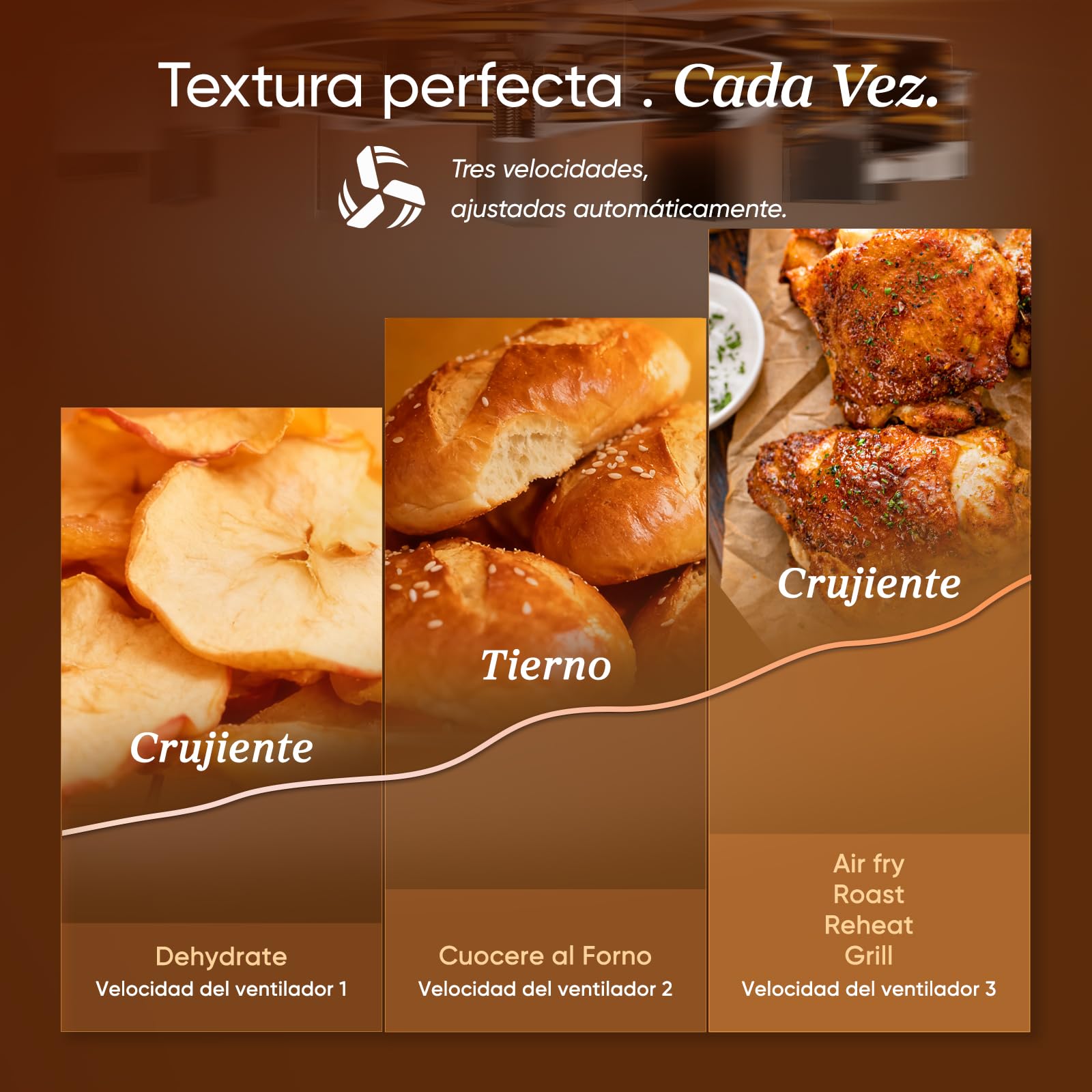 Cosori Air Fryer Turbo Tower Compacto 8,6 Litros, Freidora de Aire con Revestimiento Cerámico sin PFAS ni Teflon, Airfryer de Doble Cesta Vertical con Turbo Blaze, 6 Funciones, Recetas en App, 2600W