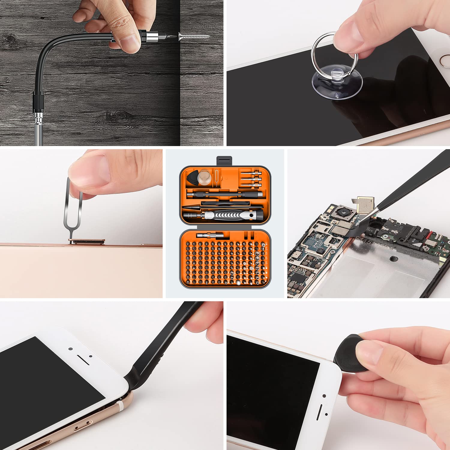 Set Cacciaviti Di Precisione SOONAN 150 In 1 - Per Telefono, PC, Orologi - Foto 8