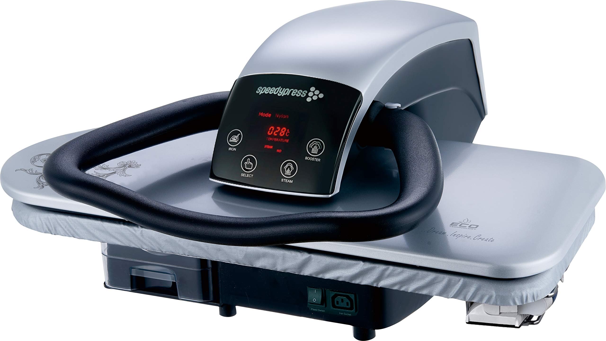 HOMETRONIX Electronic Steam Iron Press 63 cm 1600 Watt 38 Jet Stream