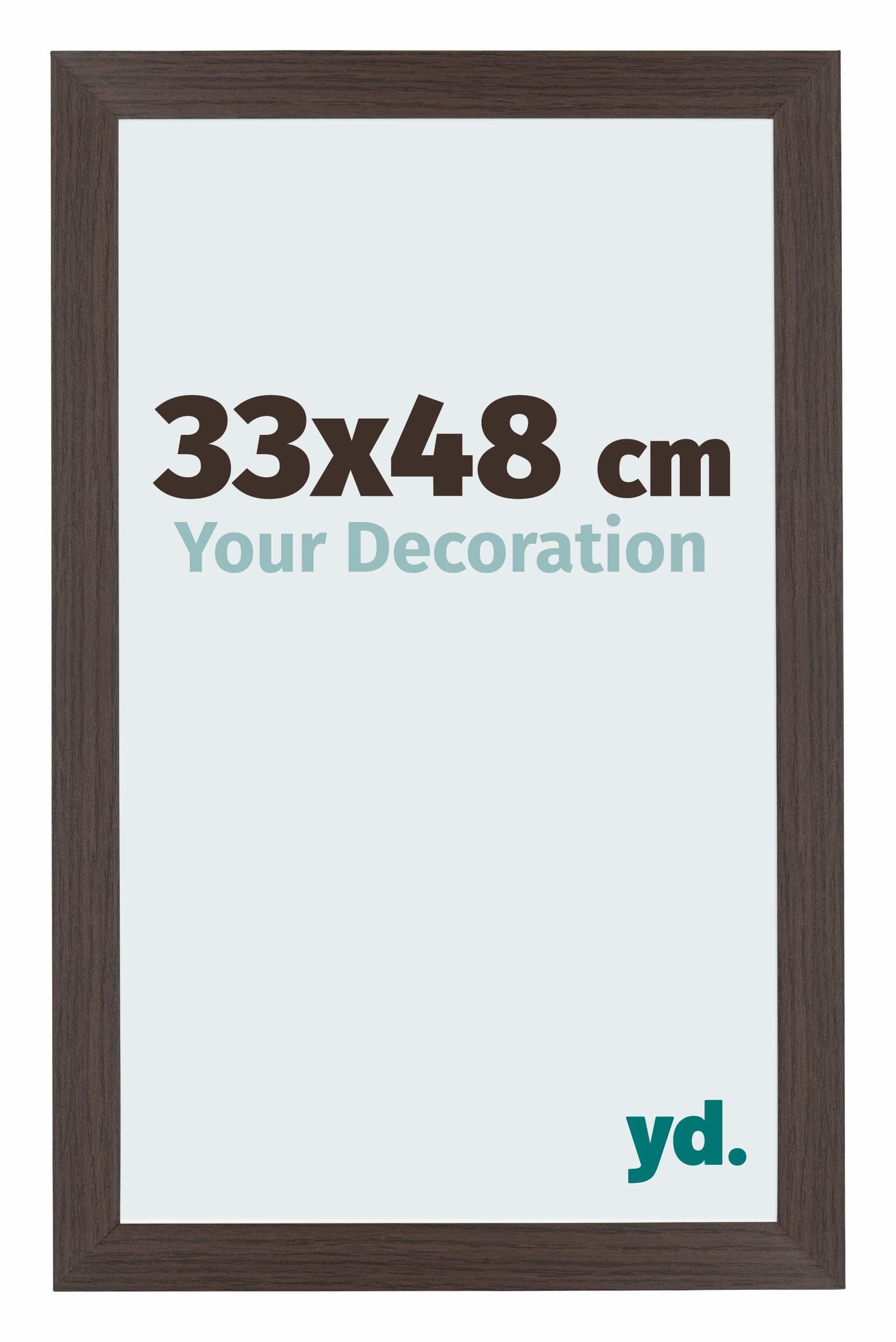 Your Decoration - Puzzle frame 33x48 - Oak Dark - Puzzle frame 500-1000 Pieces - MDF Photoframe - Mura
