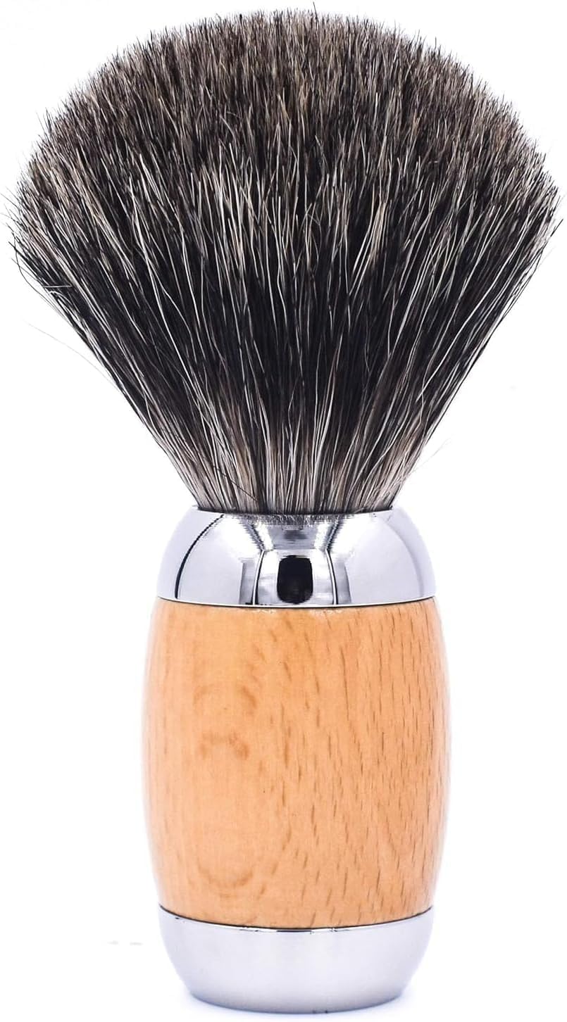 Taconic Shave 100% Extra-Dense Mixed Badger Shaving Brush, 22 mm Knot