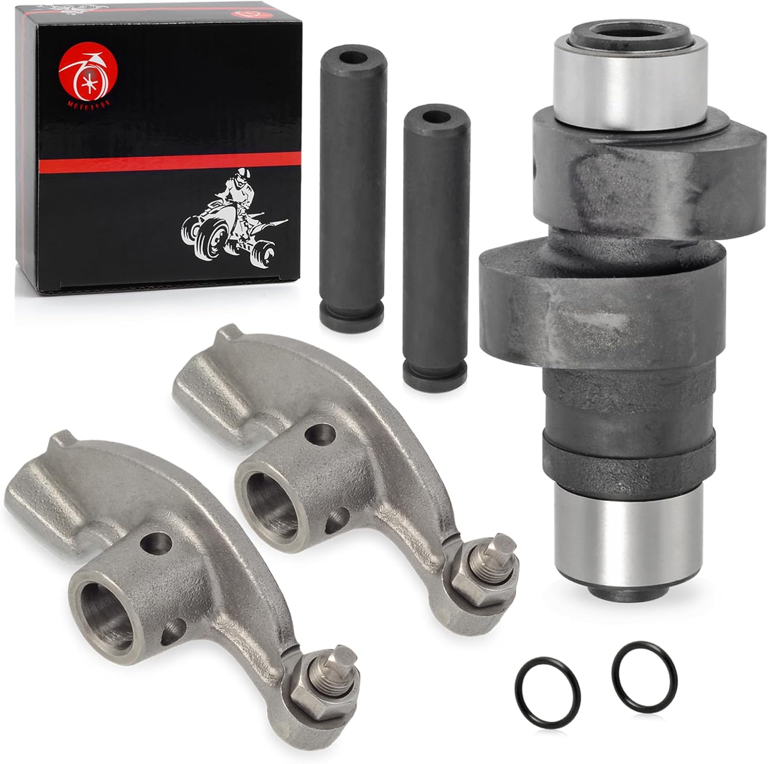 Camshaft & Rocker Arm w/Shaft For YAMAHA Warrior Raptor 350 Moto-4 350 Kodiak 400 450 Wolverine Grizzly Rhino Big Bear 350 400 450