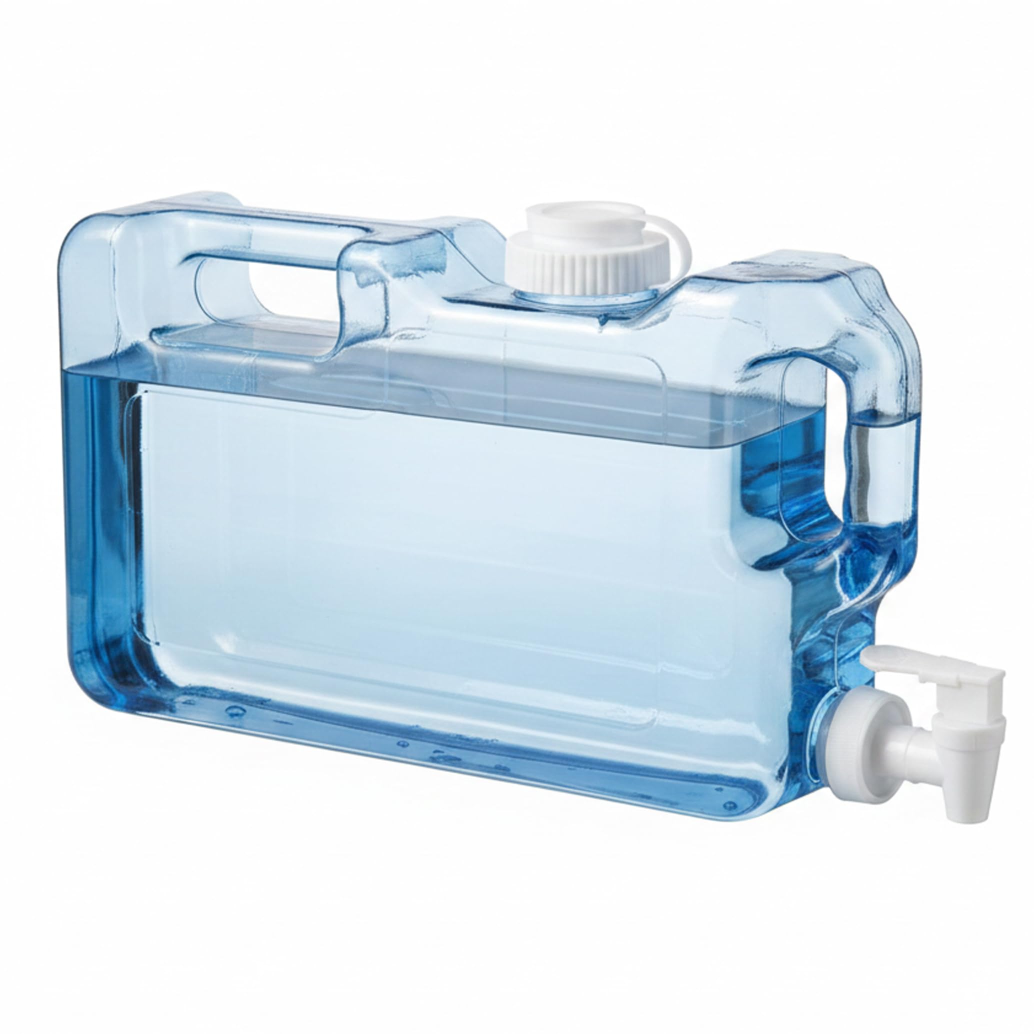 Neptuiby Fridge Water Dispenser 4L Plastic Drink Dispenser with Tap Fridge Water Jug for Camping Home & Dorm Portable Petg Container with Handle 1.1 Gallon