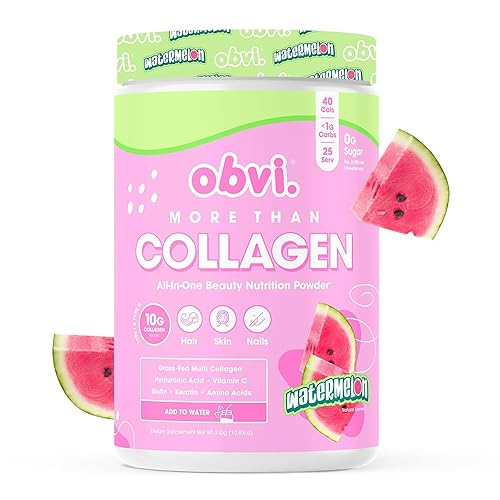 Miniatura 8 de Obvi More Than Collagen Powder Apoya la salud del cabello, la piel, las uñas, las articulaciones, el intestino Suplemento de colágeno múltiple