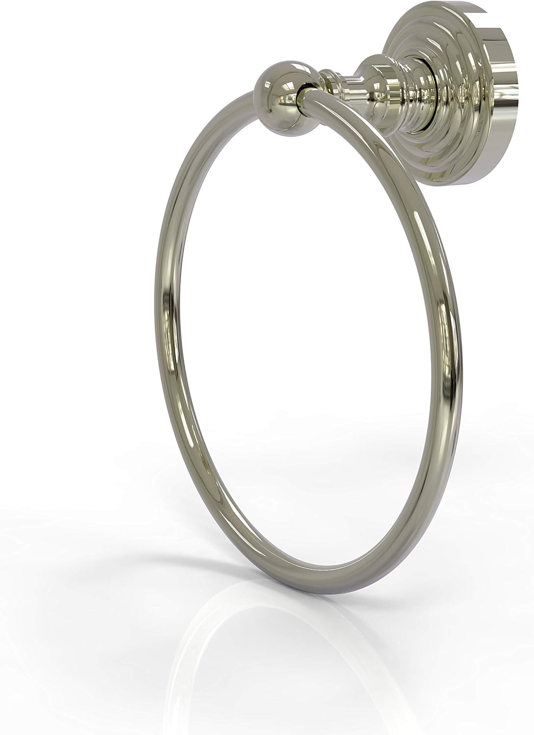 Allied Brass WP-16 Waverly Place Collection Towel Ring, Polished Nickel