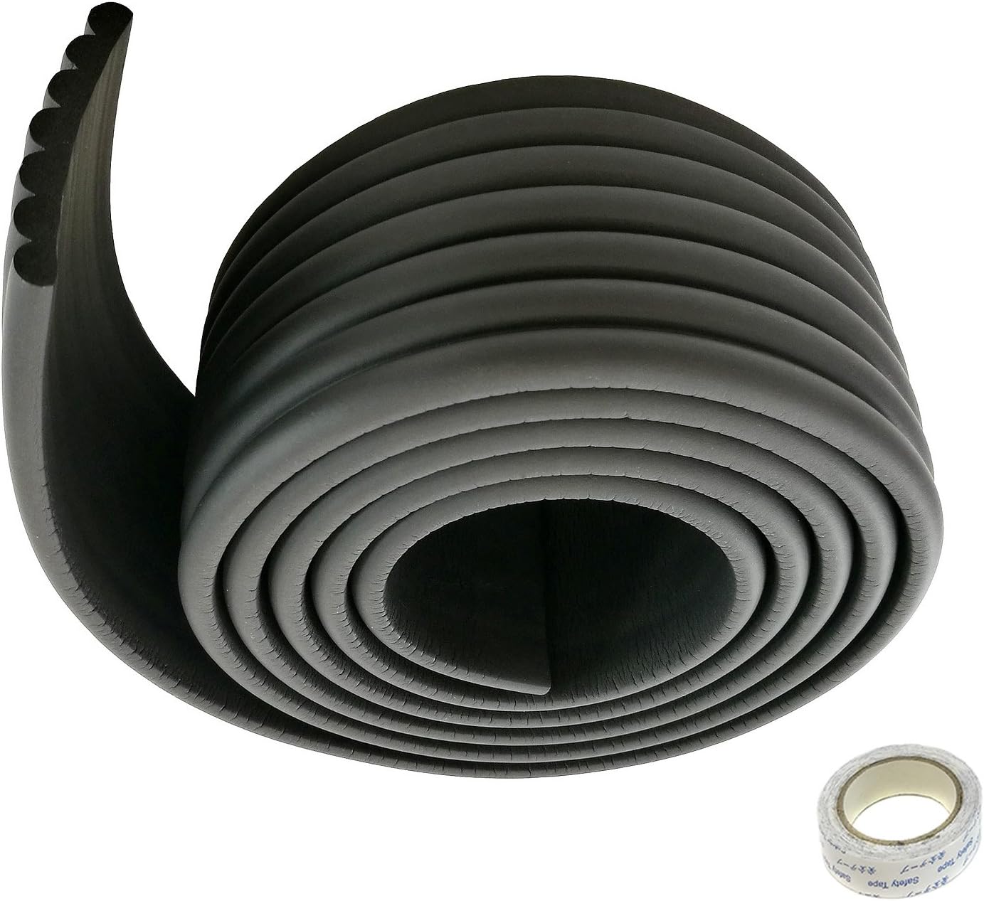 Protection D'Angle En Mousse 40mm Noir/Jaune - Coin De Protection Anti-Choc
