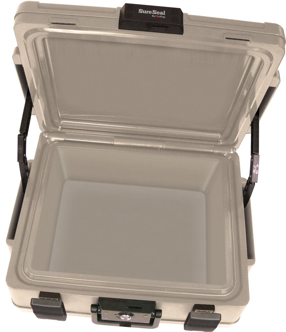 Flash Sale Buy 1 get 1 SureSeal by FireKing SS104-A 1 Hour Fireproof Waterproof Safe Chest, Fits Legal/Letter Sized Documents,0.38 CU FT Storage Capacity,Taupe