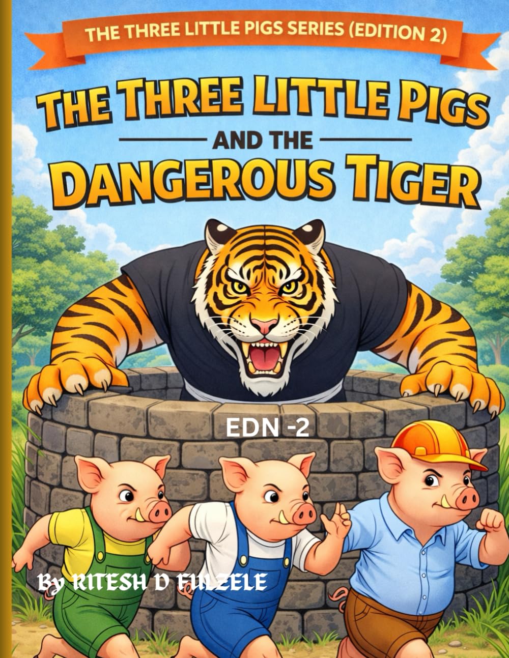 THE THREE LITTLE PIGS AND THE DANGEROUS TIGER: THE THREE LITTLE PIGS SERIES EDITION 2.