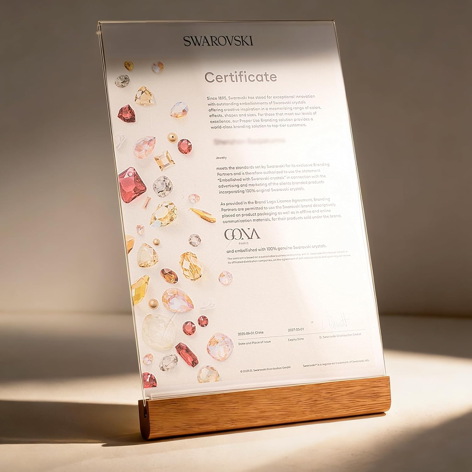 Handcrafted 925 Sterling Silver Hoop Earrings for Women Created with Swarovski® Crystals Hypoallergenic Earrings Cartilage Piercing Gift for Valentine's Wedding Anniversary Birthday Certification & Elegant Gift Box