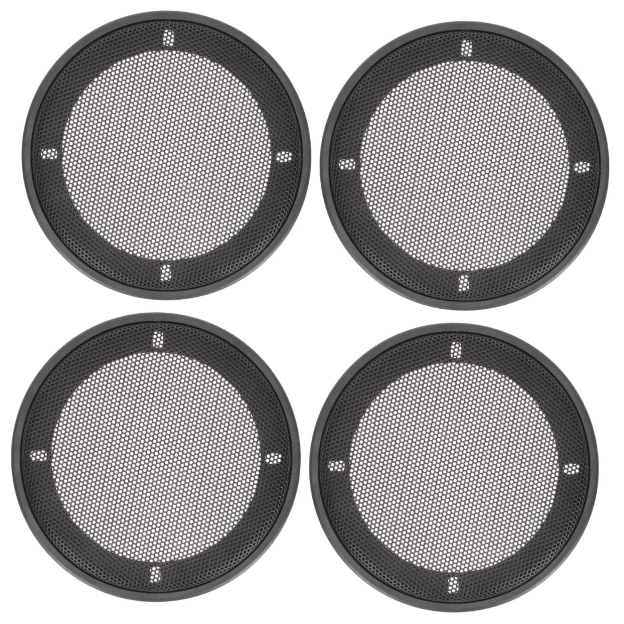 4 Pcs Speaker Grille Round Grill Grate Subwoofer Car Subwoofer Speaker