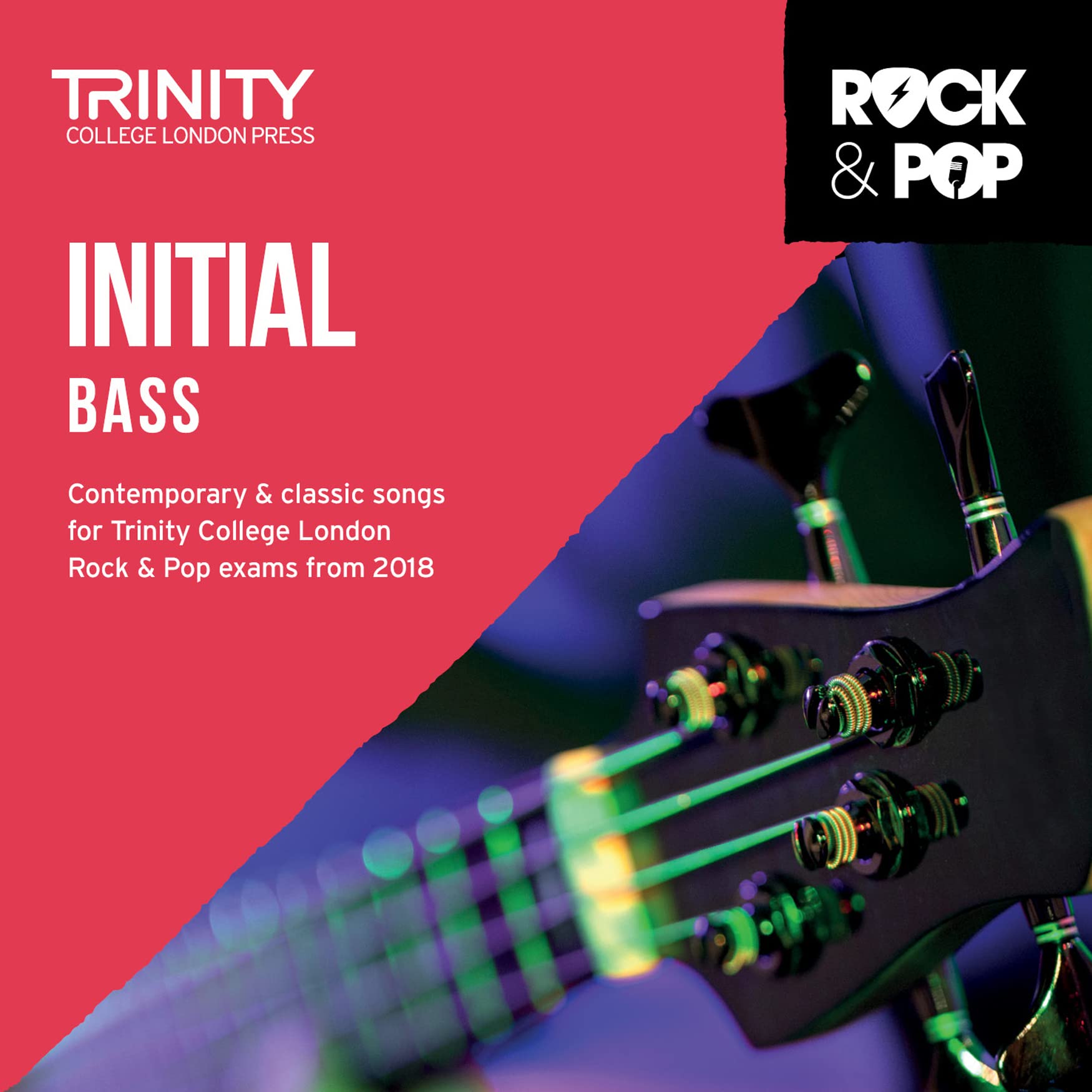 Trinity College London Rock & Pop 2018 Bass Initial Grade CD Only (Trinity Rock & Pop) (Trinity Rock & Pop)