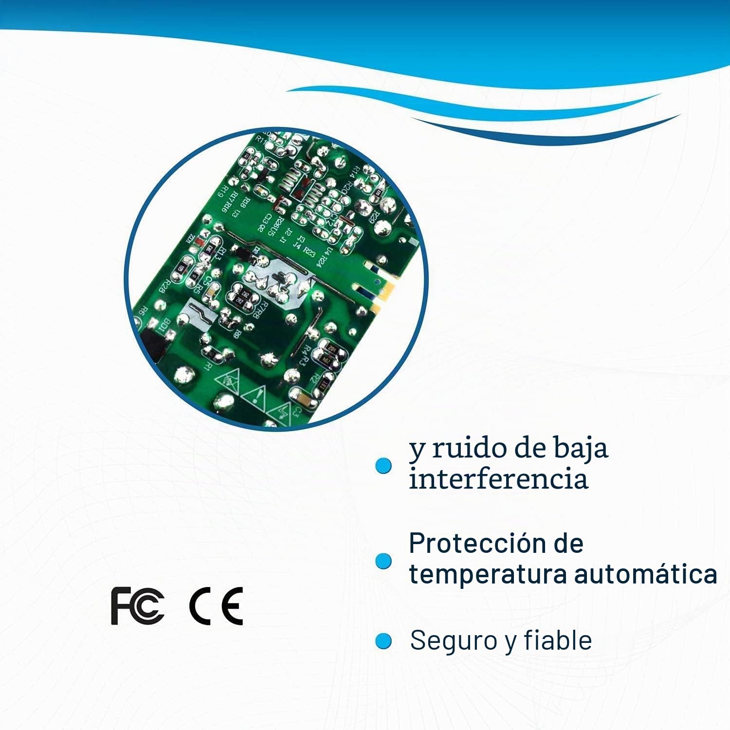 HQRP Cargador/Adaptador de CA para Casio ADE95100 AD-E95100 ADE95100L AD-E95100L ADE95100LE AD-E95100LE ADE95100LU AD-E95100LU ADE95100LG AD-E95100LG