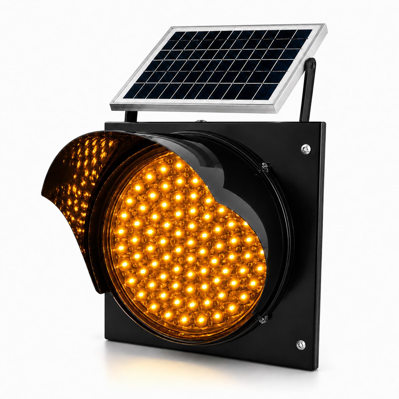 Luz Solar de Tráfico LED, Intermitente 12/16 Pulgadas, Impermeable