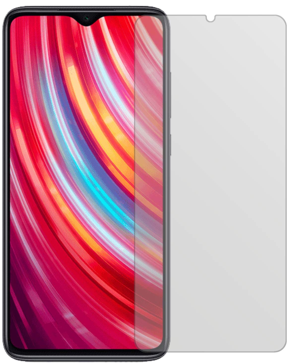 dipos I Protezione Vista Compatibile con Xiaomi Redmi Note 8T Pellicola Prottetiva Privacy 4 Modi