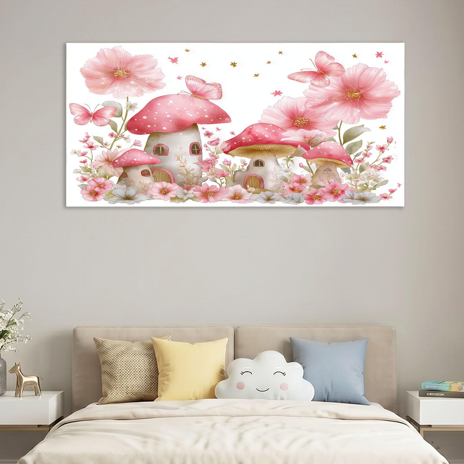 Cuadro con marco Pintura Mural Estilo Botánico Acuarela