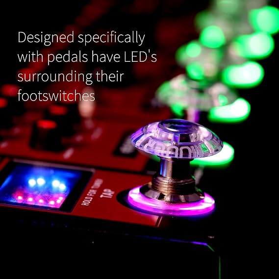 MOOER Shrooms Clear Footswich Topper Guitar Effects Pedal Cap Multi Processor Pedalboard Toppers