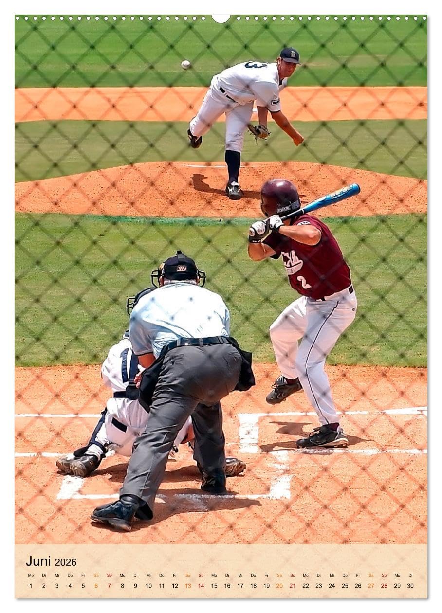 Baseball Power (hochwertiger Premium Wandkalender 2026 DIN A2 hoch), Kunstdruck in Hochglanz: Baseball, Teamsport der Extra-Klasse - beeindruckende ... spektakulären Sportart. (CALVENDO Sport)
