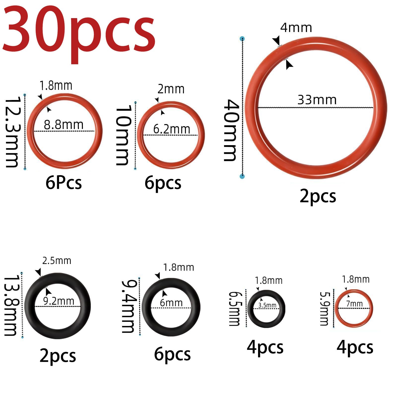 O-Rings for Philips Saeco Coffee Machines - FREE SHIPPING -2