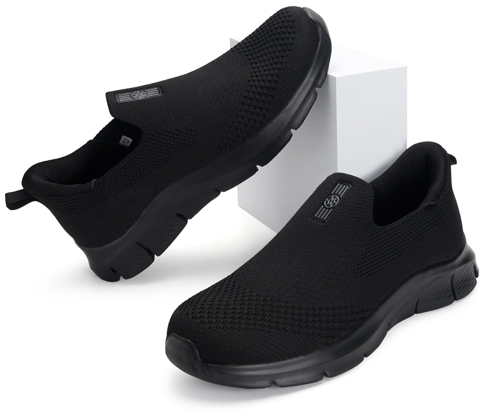 Zapatillas Casual para Hombre Mujer Slip-ins Zapatos de Caminar Deportivas Correr Tenis Sneaker Cómodas Manos Libres Sin Cordones 36-46