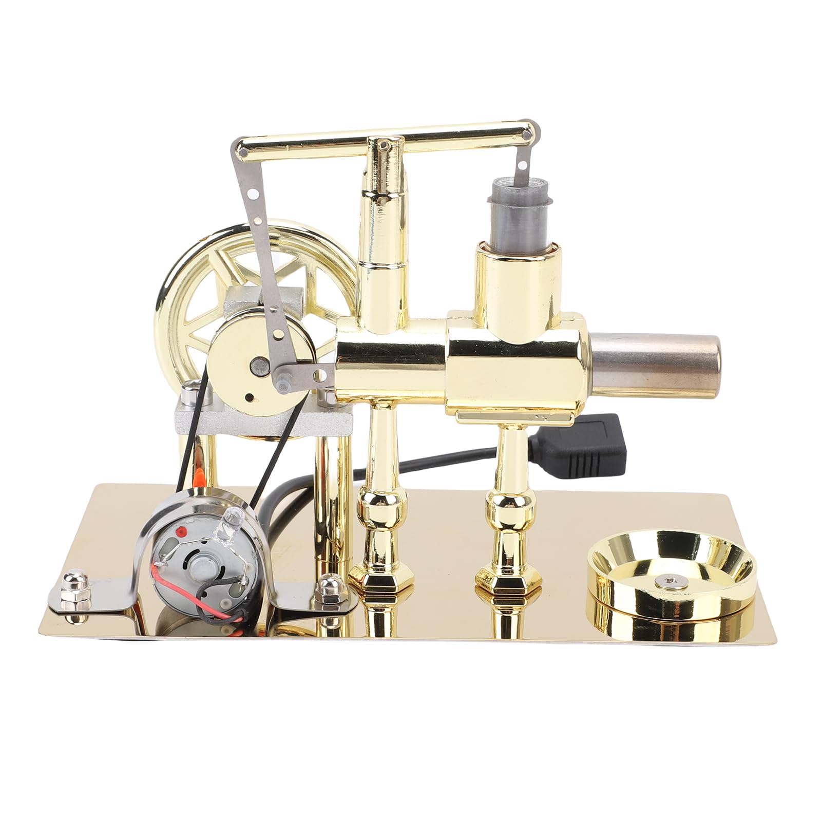 Walfront Motore Stirling per Educazione, Corpo in Lega di Zinco,